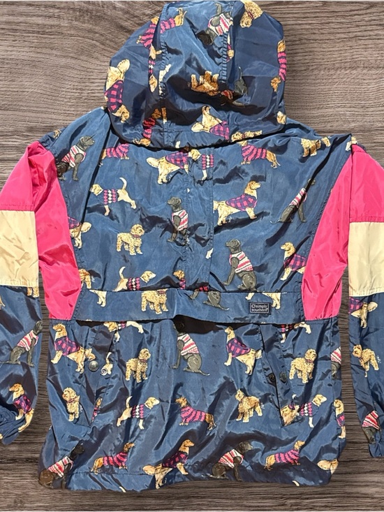 Simply Southern Jackets & Blazers - Simply Southern Navy Jacket with Dog Print and Pink Details